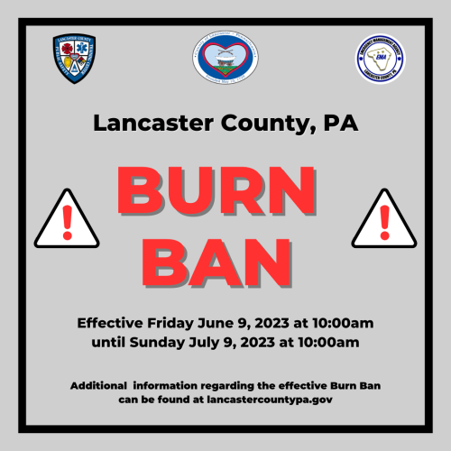 Lancaster County Burn Ban image